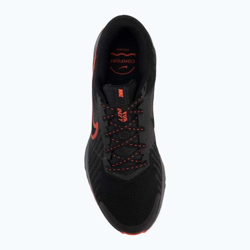 Scarpe da corsa uomo Nike Run Defy Black/Anthracite/Bright Crimson 5