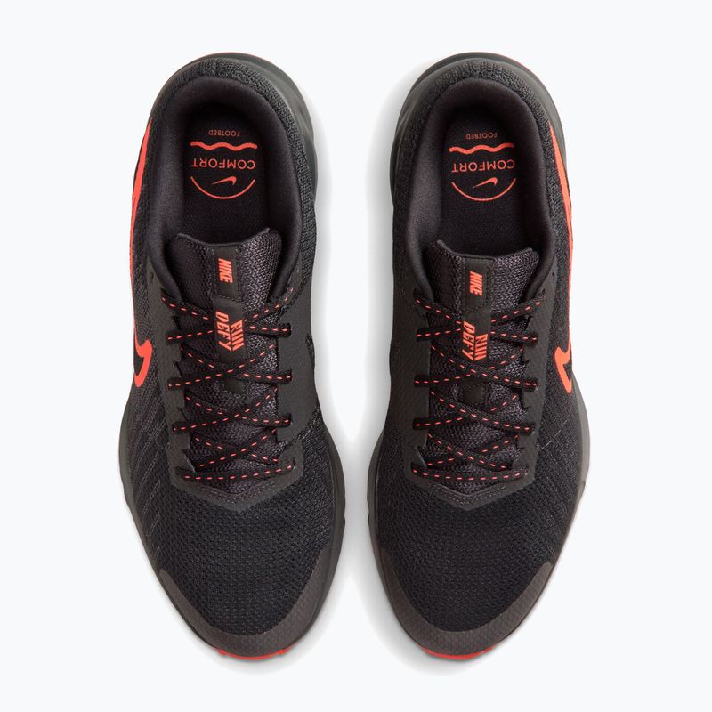 Scarpe da corsa uomo Nike Run Defy Black/Anthracite/Bright Crimson 5