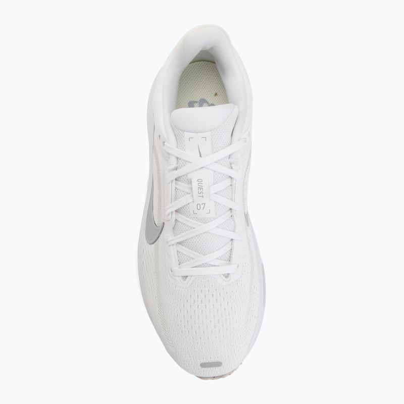 Scarpe da corsa donna Nike Quest 7 white/vast grey/vast grey/wolf grey 5