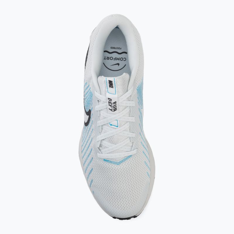 Scarpe da corsa uomo Nike Run Defy Off White/Vast Grey/Black/Anthracite 5