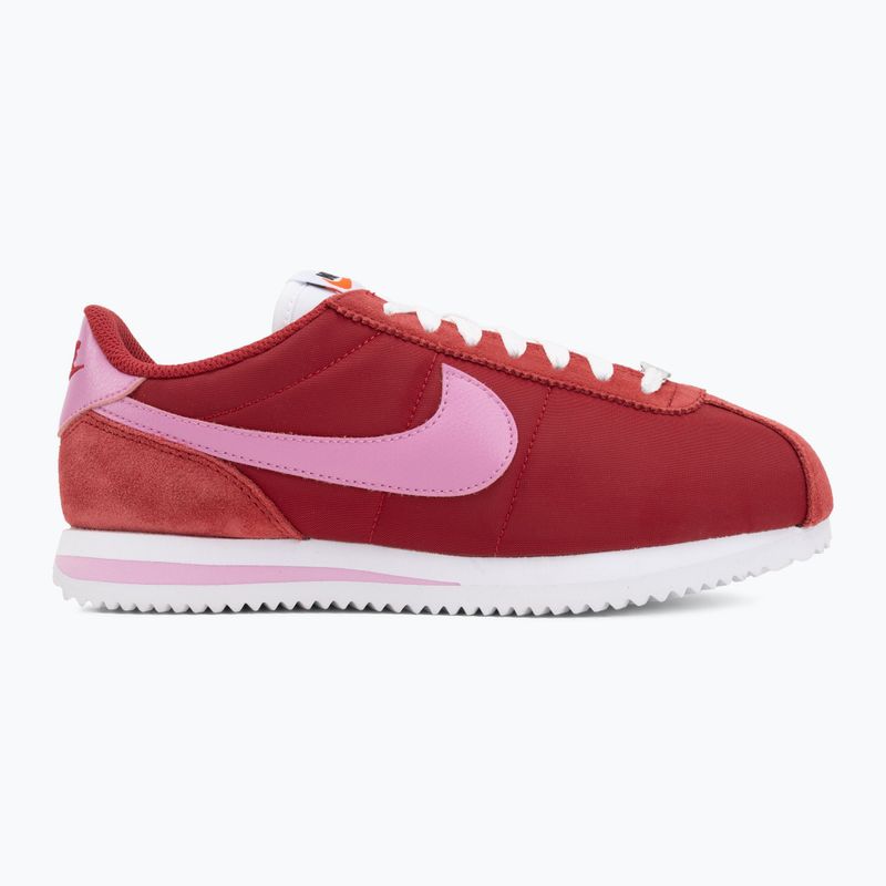 Scarpe da donna Nike Cortez Textile tough red/white/safety orange/light magenta 2