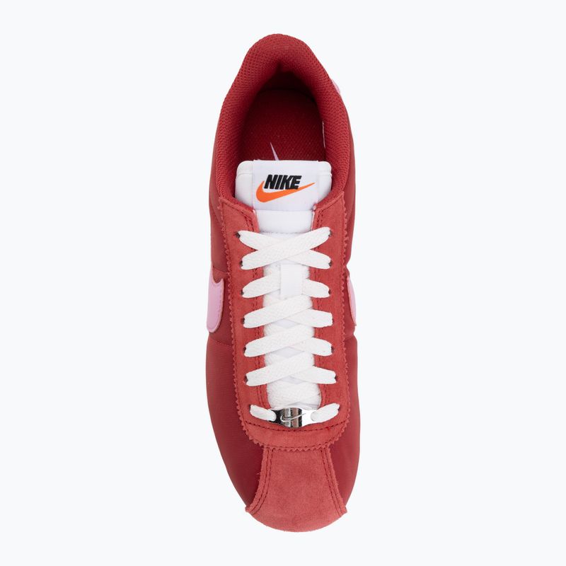 Scarpe da donna Nike Cortez Textile tough red/white/safety orange/light magenta 5