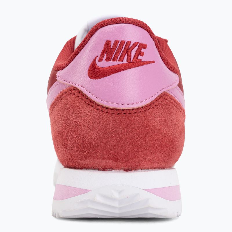 Scarpe da donna Nike Cortez Textile tough red/white/safety orange/light magenta 6