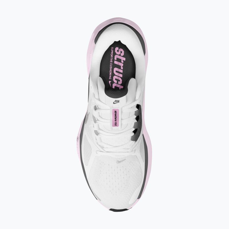Scarpe da corsa donna Nike Structure Plus white/black/metallic silver 4