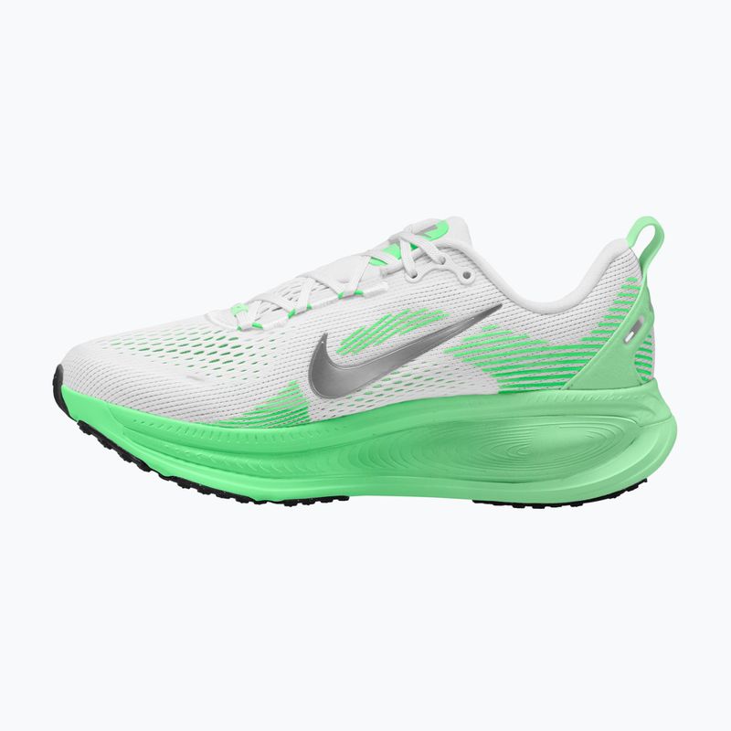 Scarpe da corsa donna Nike Vomero 18 white/illusion green/metallic silver 2
