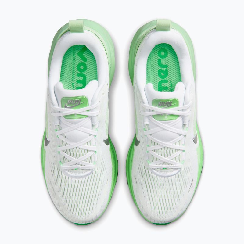 Scarpe da corsa donna Nike Vomero 18 white/illusion green/metallic silver 5
