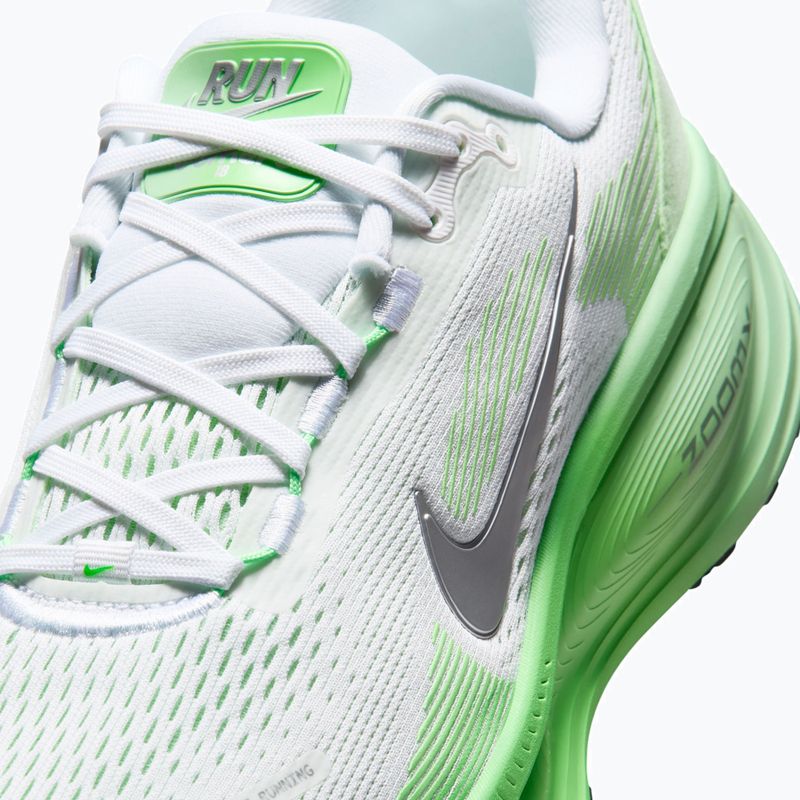 Scarpe da corsa donna Nike Vomero 18 white/illusion green/metallic silver 7
