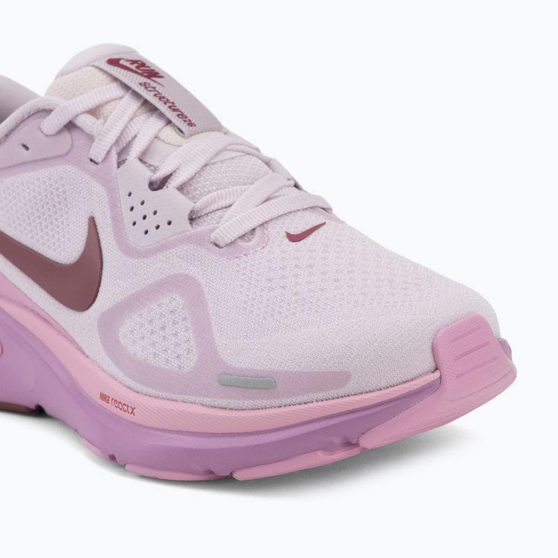 Scarpe da corsa donna Nike Structure 26 bleached lilac/pink rise/pink smoke 7