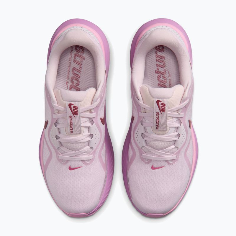 Scarpe da corsa donna Nike Structure 26 bleached lilac/pink rise/pink smoke 5