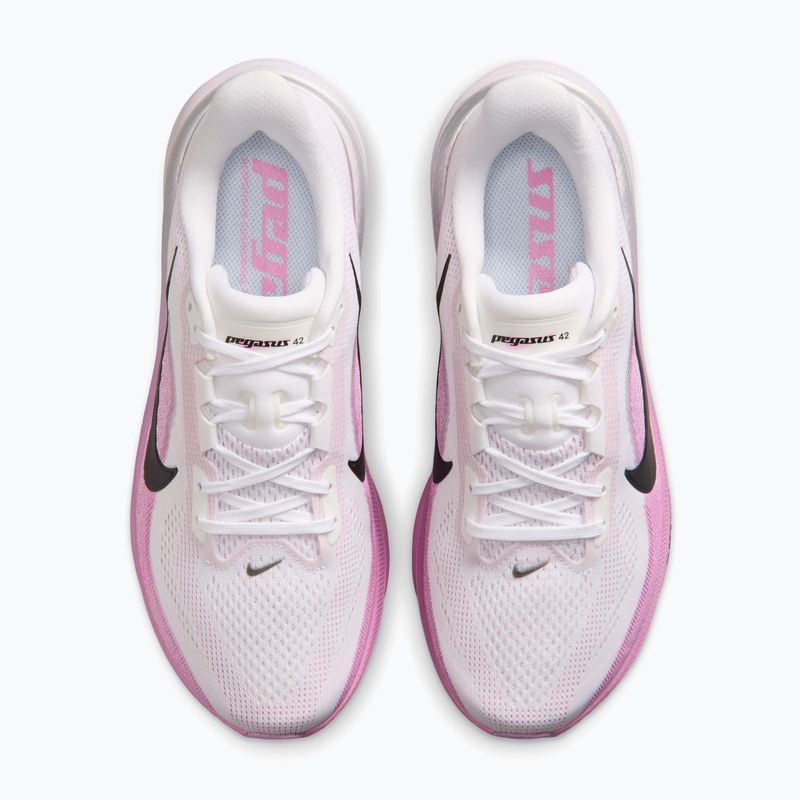 Scarpe da corsa donna Nike Pegasus 42 white/light magenta/bleached lilac/black 5