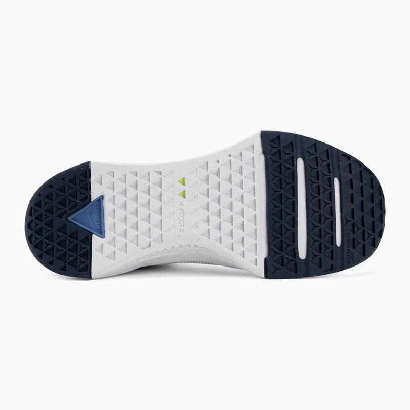 Scarpe da allenamento uomo Nike Metcon 10 white/indigo storm/volt/thunder blue 4