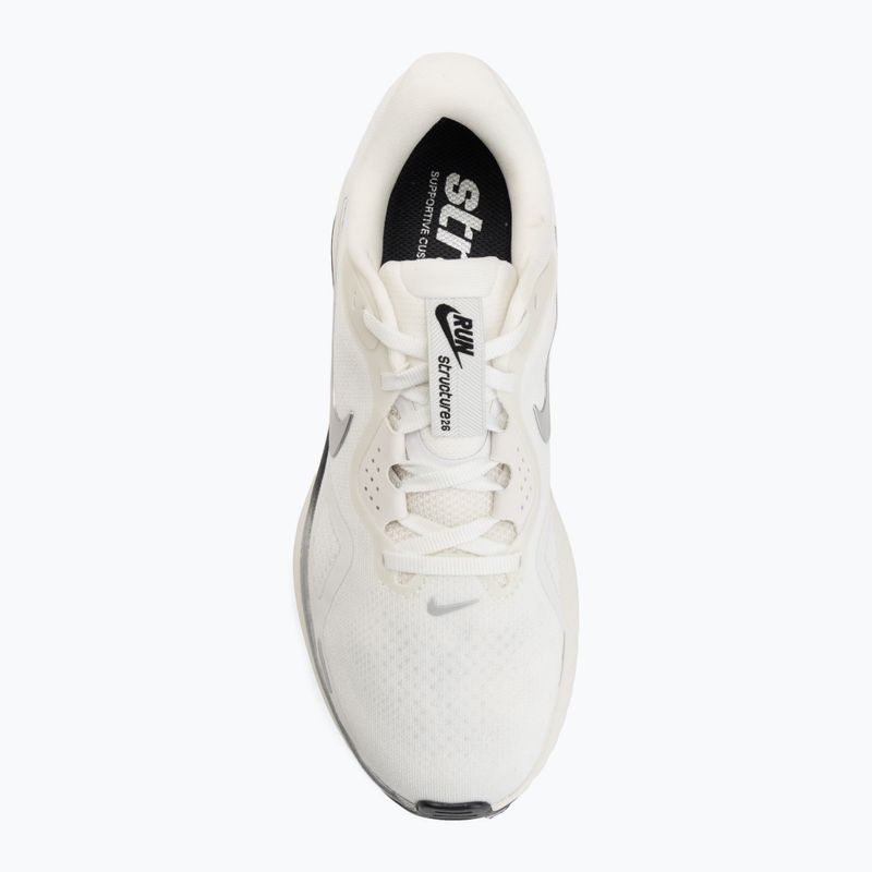 Scarpe da corsa donna Nike Structure 26 summit white/anthracite/metallic silver 5