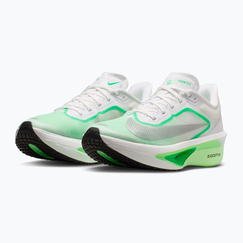 Scarpe da corsa donna Nike Zoom Fly 6 white/illusion green/metallic silver 3