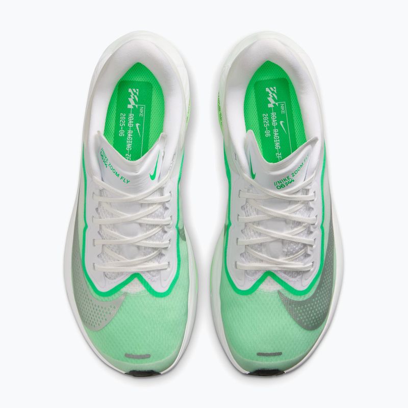 Scarpe da corsa donna Nike Zoom Fly 6 white/illusion green/metallic silver 5