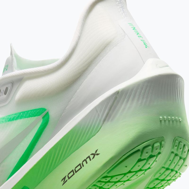 Scarpe da corsa donna Nike Zoom Fly 6 white/illusion green/metallic silver 8