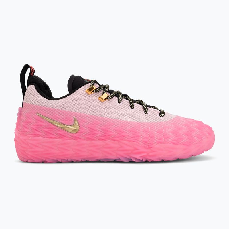 Scarpe da basket uomo Nike S.T. Charge pink foam/pink spell/soft yellow 2