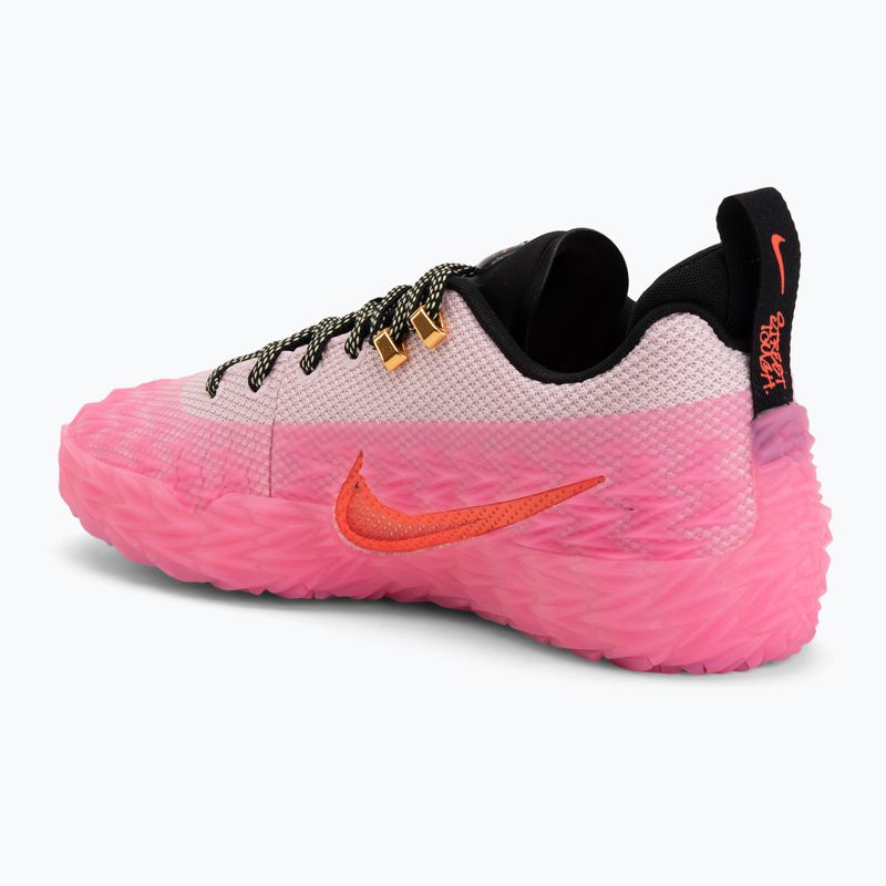 Scarpe da basket uomo Nike S.T. Charge pink foam/pink spell/soft yellow 3