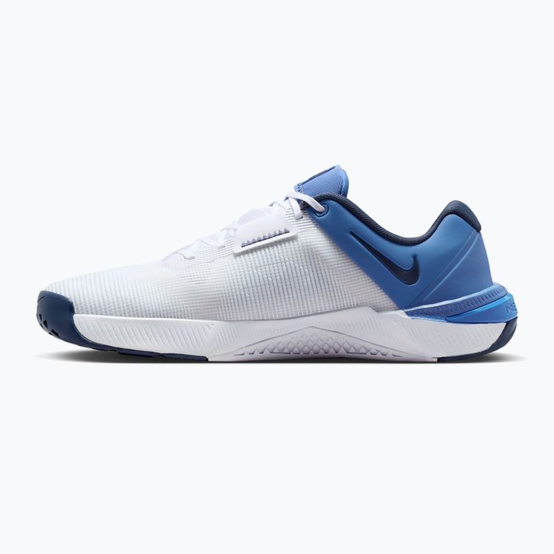 Scarpe da allenamento uomo Nike Metcon 10 white/indigo storm/volt/thunder blue 2