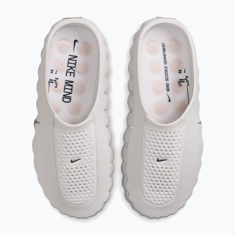 Ciabatte da donna Nike Mind 001 summit white/phantom/metallic silver 4