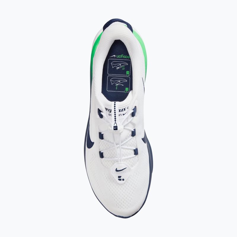 Scarpe da corsa uomo Nike Pegasus 42 EasyOn white/green spark/midnight navy 4