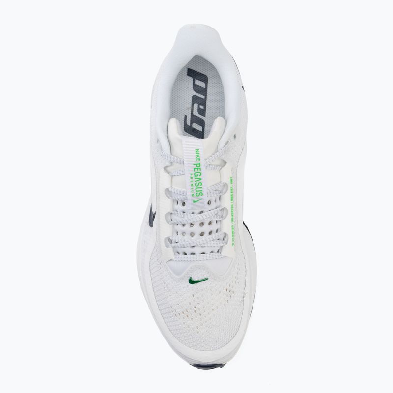 Scarpe da corsa uomo Nike Pegasus Premium white/midnight navy/green spark 5