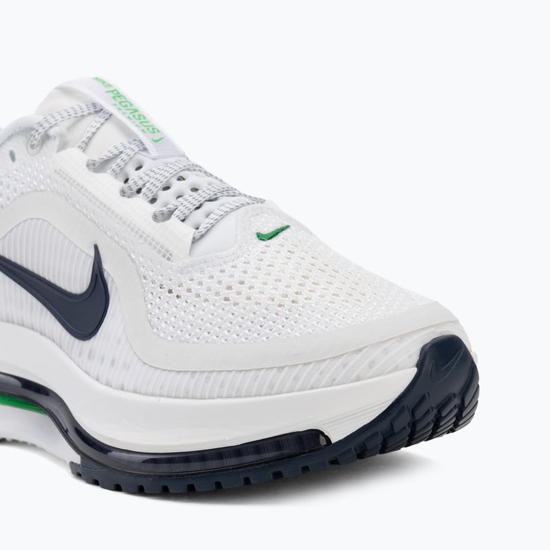 Scarpe da corsa uomo Nike Pegasus Premium white/midnight navy/green spark 7