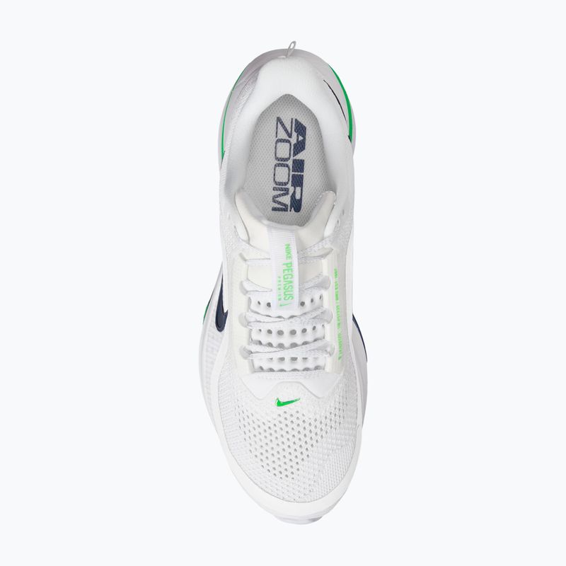 Scarpe da corsa uomo Nike Pegasus Premium white/midnight navy/green spark 4