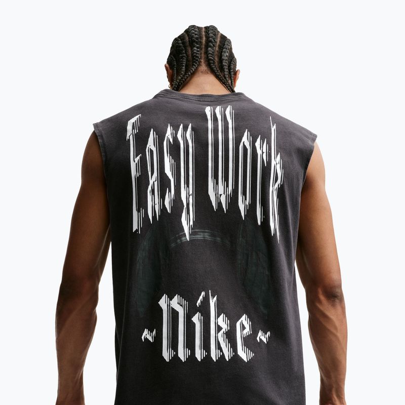 Maglia training da uomo Nike Sleeveless T-Shirt black/white 4