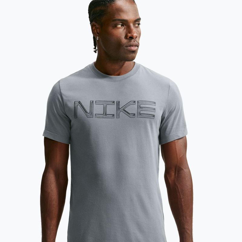 Maglia training da uomo Nike Dri-FIT Training T-Shirt smoke grey/black 3