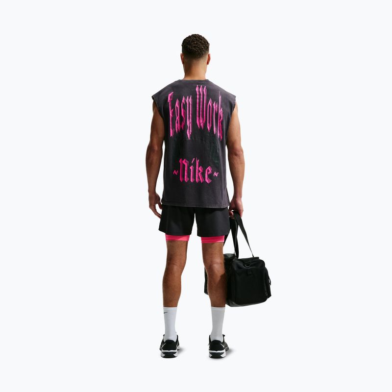 Maglia training da uomo Nike Sleeveless T-Shirt black/hyper pink 2