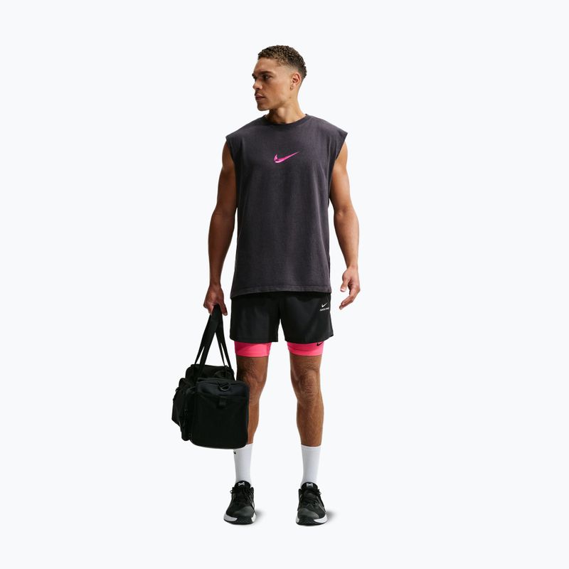 Maglia training da uomo Nike Sleeveless T-Shirt black/hyper pink 7