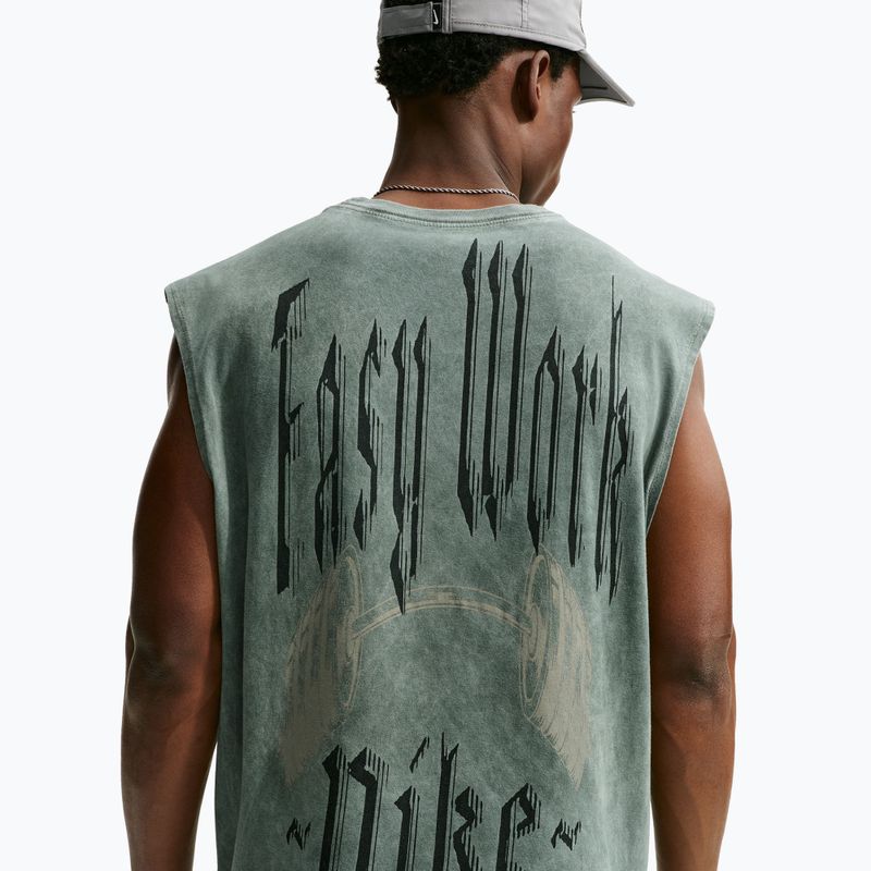 Maglia training da uomo Nike Sleeveless T-Shirt camo green/light army 4