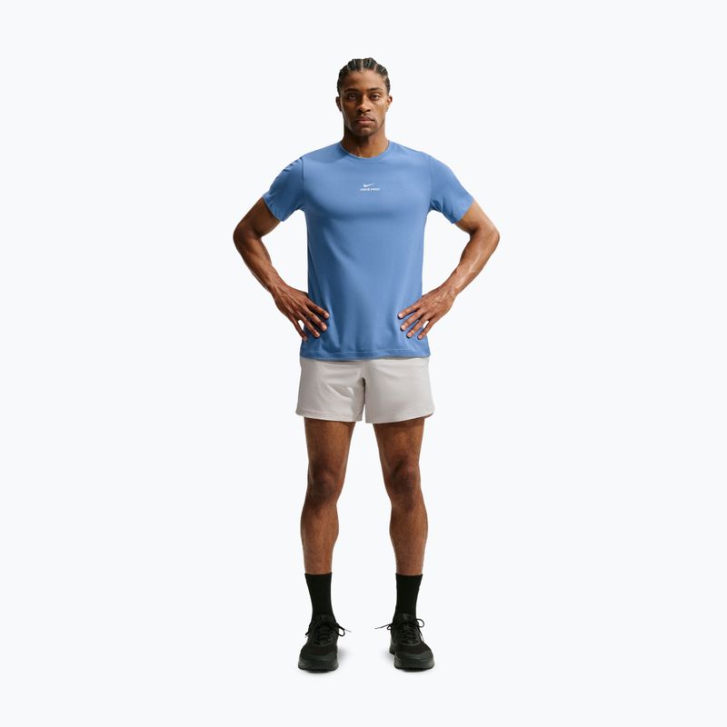 Maglia training da uomo Nike Pro indigo storm/white 2