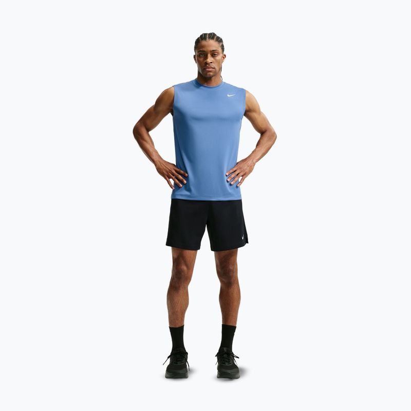 Maglia training da uomo Nike Dri-FIT Sleeveless Training Top indigo storm/white 7