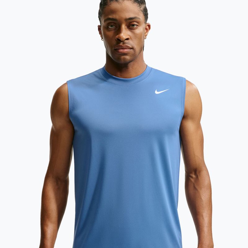 Maglia training da uomo Nike Dri-FIT Sleeveless Training Top indigo storm/white 3