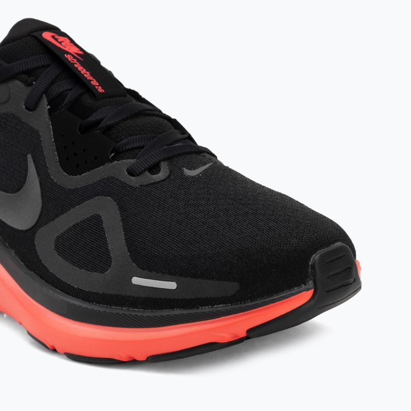 Scarpe da corsa uomo Nike Structure 26 black/bright crimson/metallic dark grey 7