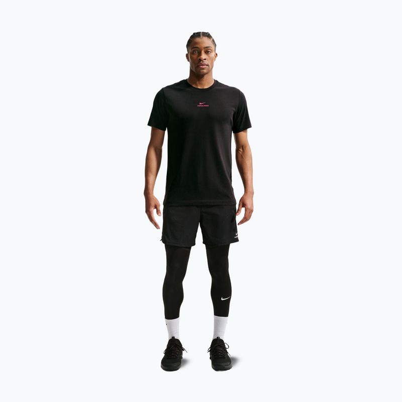 Maglia training da uomo Nike Pro black/hyper pink 7