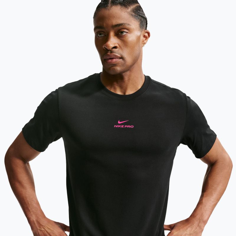 Maglia training da uomo Nike Pro black/hyper pink 3