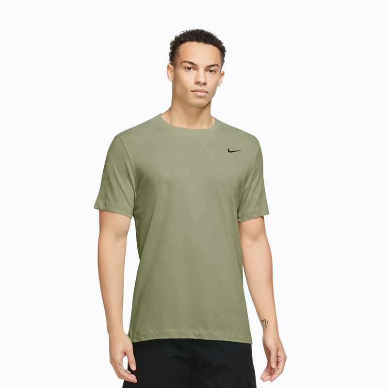 Maglia training da uomo Nike Dri-FIT dusty olive/black