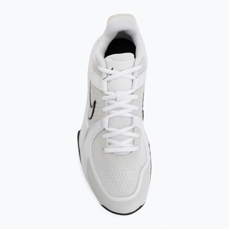 Scarpe da pallavolo Nike Zoom Hyperspeed Court 2 white/metallic silver/black 5