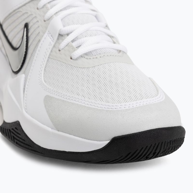 Scarpe da pallavolo Nike Zoom Hyperspeed Court 2 white/metallic silver/black 7
