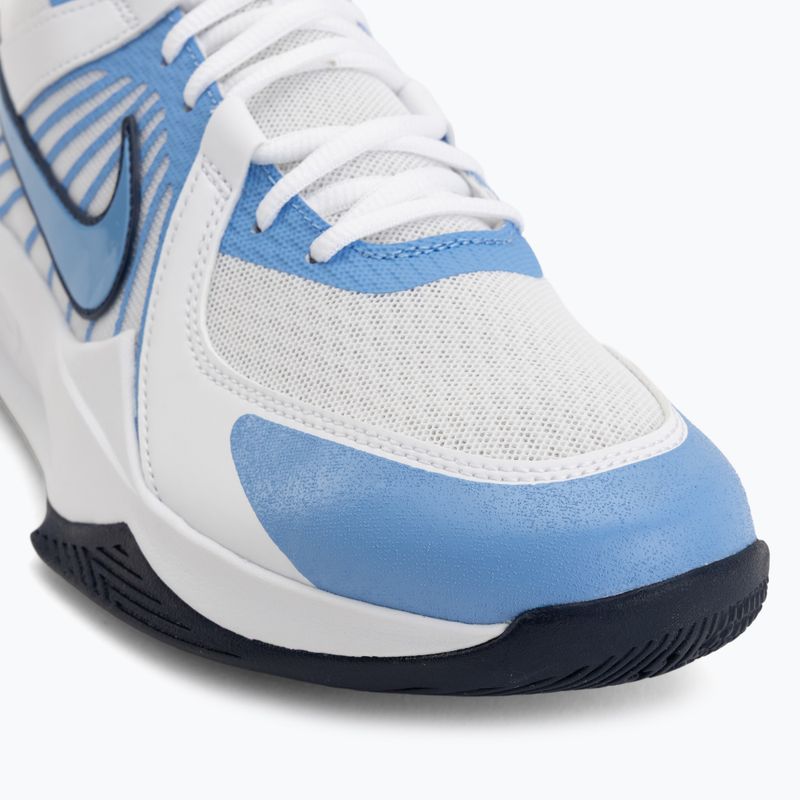 Scarpe da pallavolo Nike Zoom Hyperspeed Court 2 white/valor blue/midnight navy 7