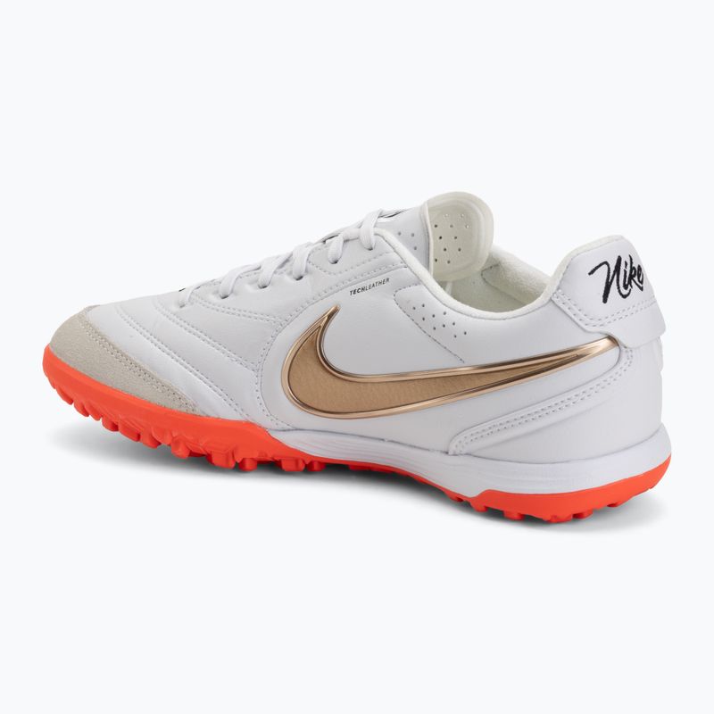 Scarpe da calcio uomo Nike Tiempo Ligera Pro White/Bright Crimson/Blur 3