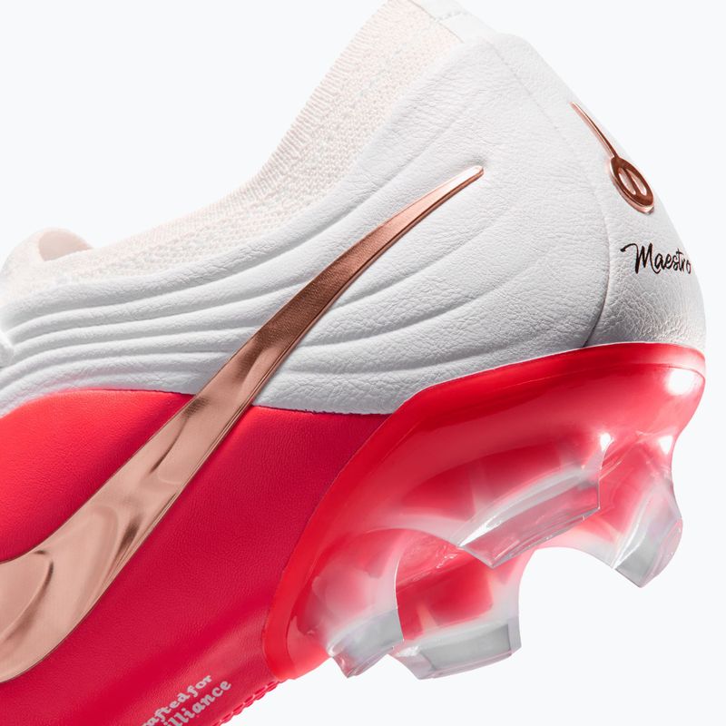 Scarpe da calcio uomo Nike Tiempo Maestro Elite White/Bright Crimson/Blur 7