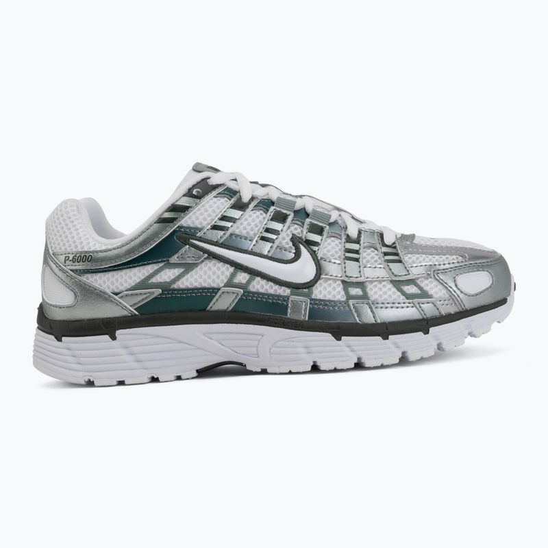 Scarpe da donna Nike P-6000 white/mica green/camo green/white 2