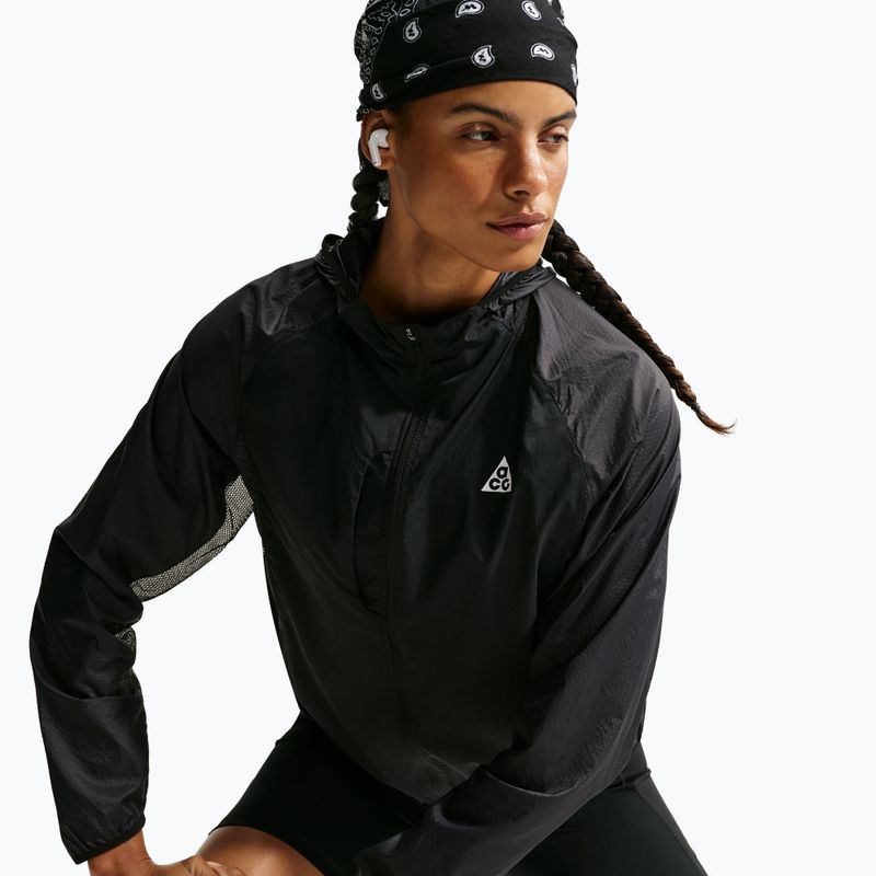 Giacca da corsa donna Nike ACG "Aireez" nera/nera/bianco summit 5