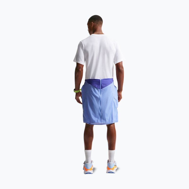 Maglia da corsa da uomo Nike Dri-Fit Running T-Shirt white/green spark 3