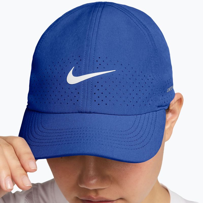 Cappellino con visiera Nike Dri-FIT ADV Club old royal/white 4