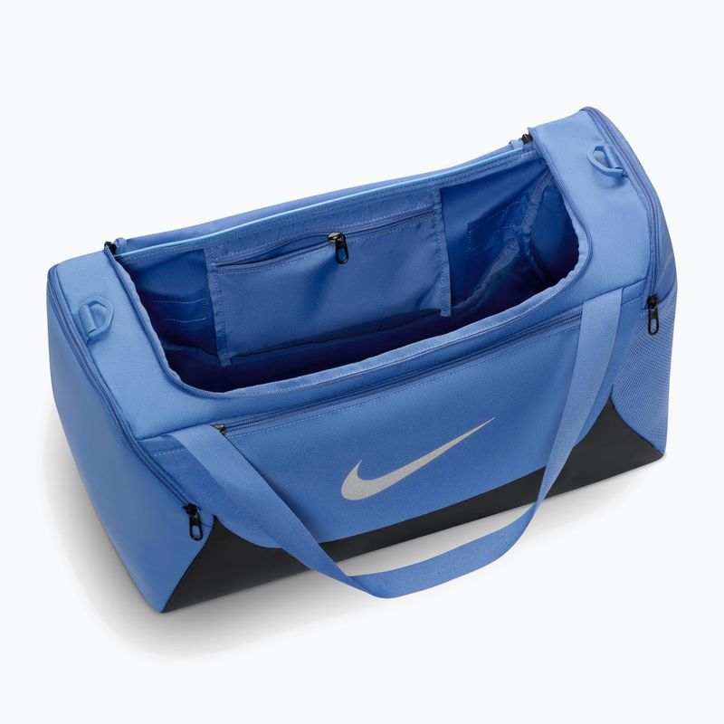 Borsa da allenamento Nike Brasilia Duffel Small 40 l indigo storm/black 3