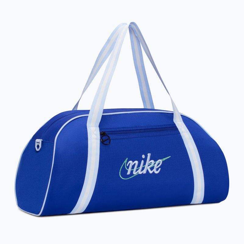 Borsa da allenamento donna Nike Gym Club Retro 24 l old royal/hydrogen blue/hydrogen blue 2